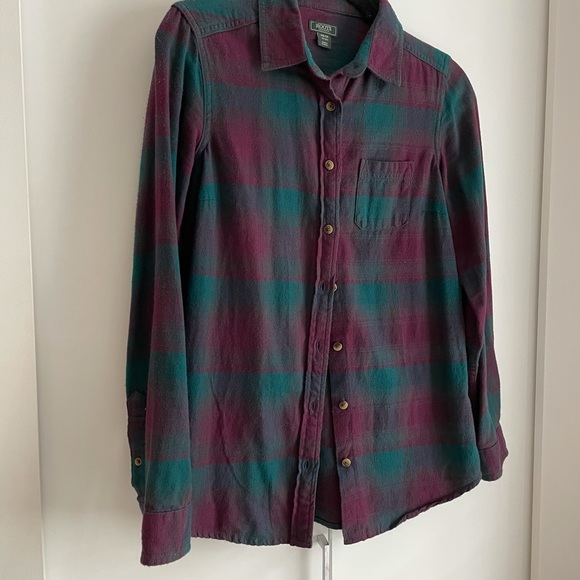 COPY - Root Flannel - purple and turquoise - Picture 5 of 9